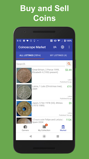 Coinoscope: Coin identifier