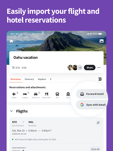 Wanderlog - Trip Planner App