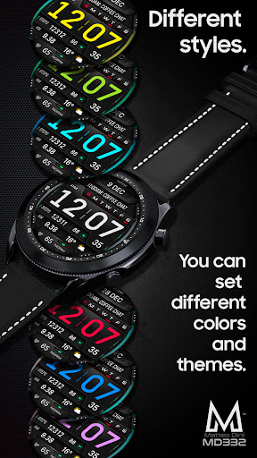 MD332 Digital watch face