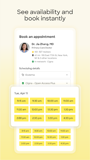Zocdoc - Find and book doctors