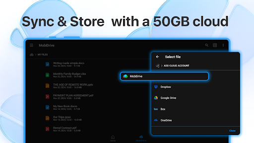MobiOffice: Word, Sheets, PDF