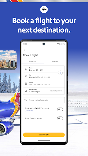 Southwest Airlines: Travel App