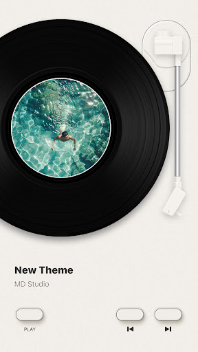 MD Vinyl - Music Player Widget