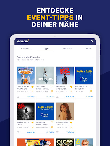 EVENTIM DE: Tickets for Events