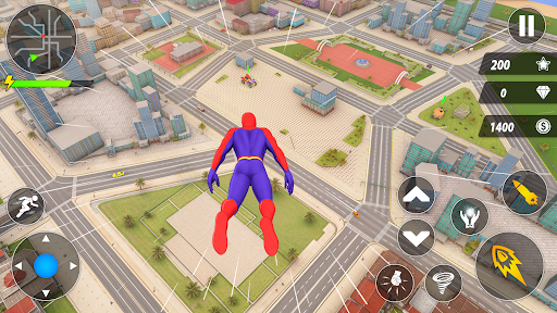 Spider Robot Hero Car Games