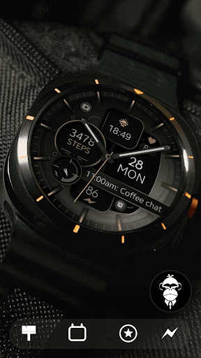 Dream 132 bronze watch face
