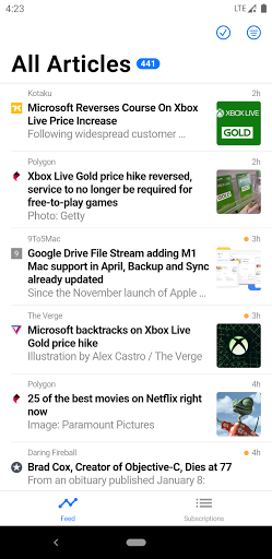 Fluent Reader Lite - RSS Clien