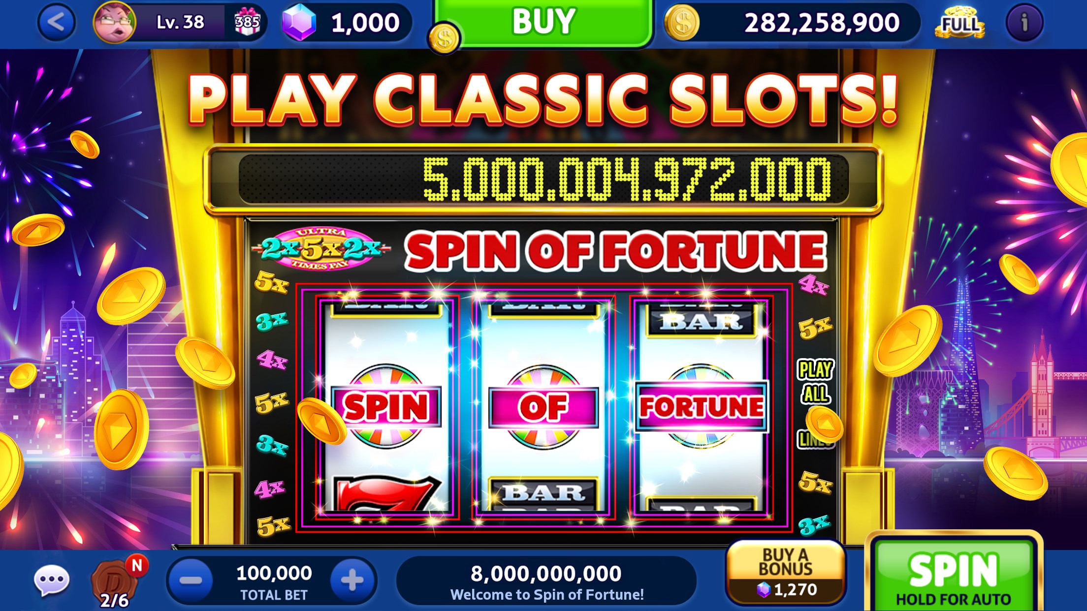 Cash Billionaire Casino - Slot Machine Games