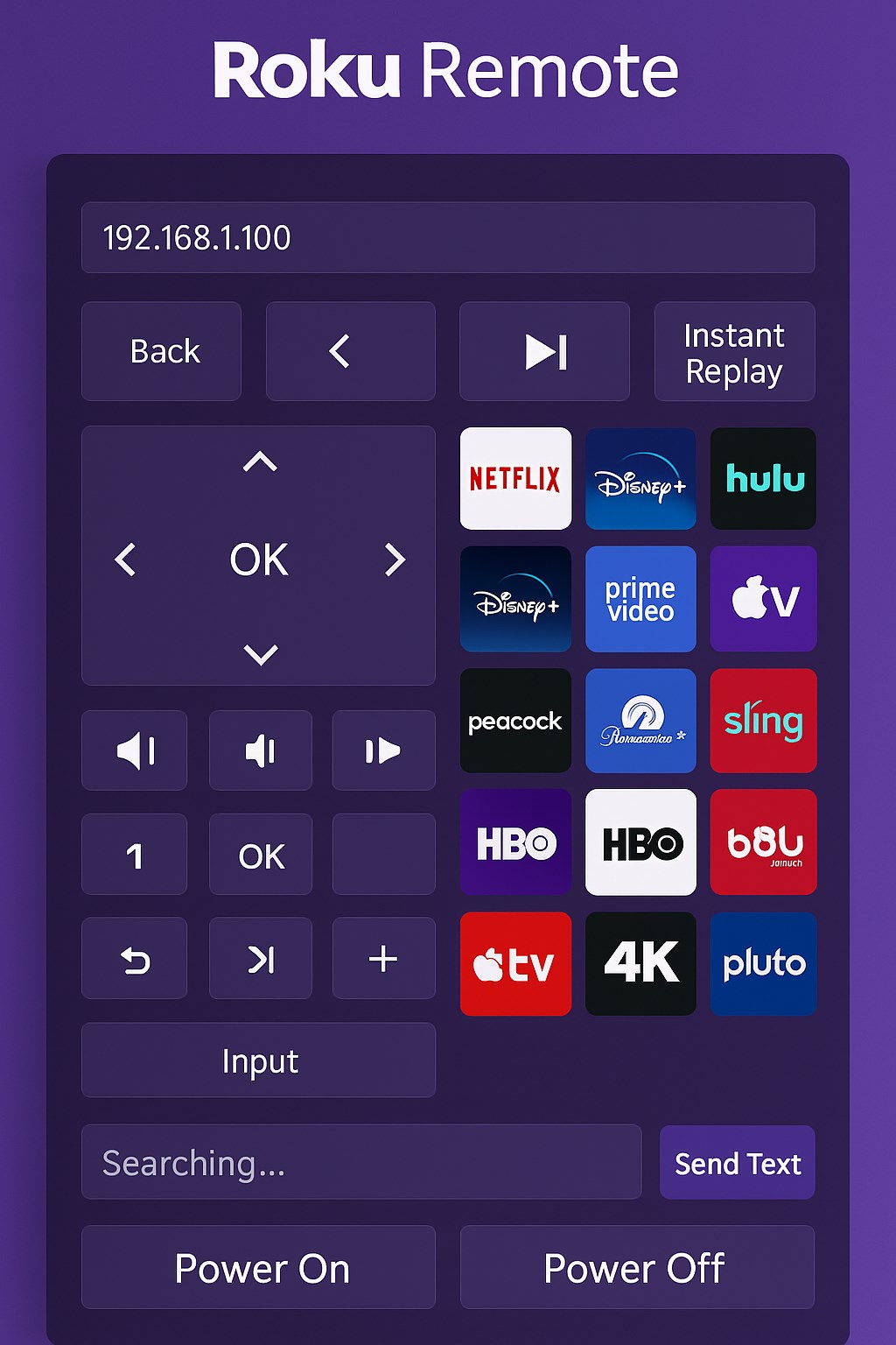 Remote Controller for Smart TV