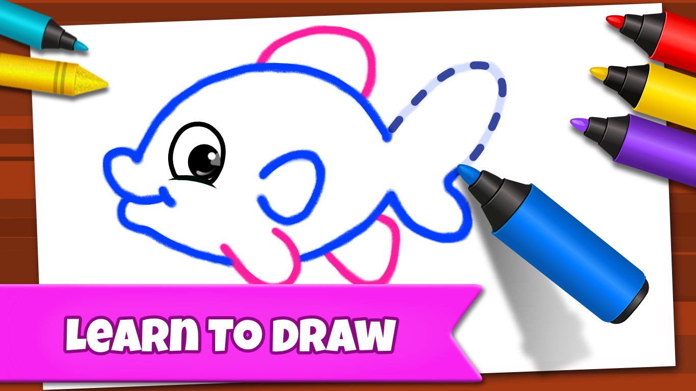 Drawing Games: Draw & Color For Kids