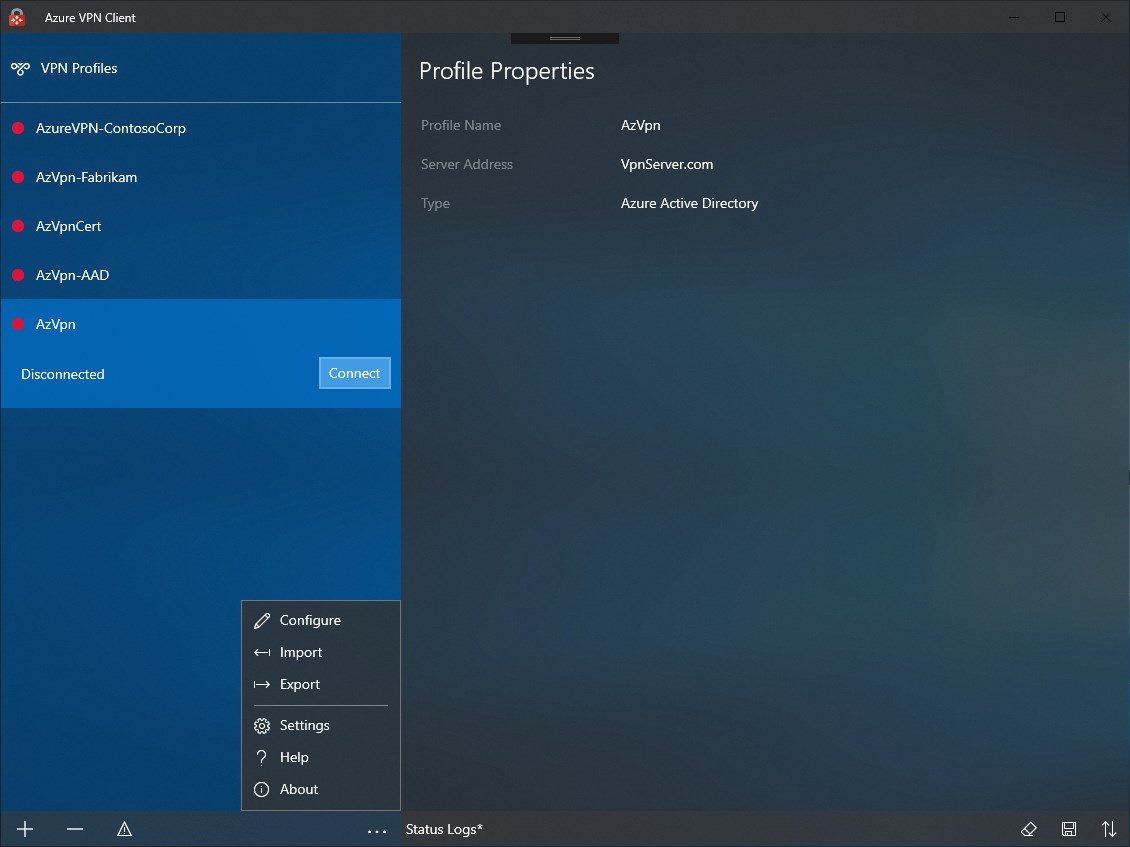 Azure VPN Client