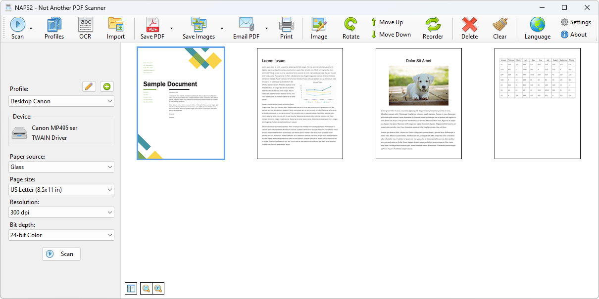 NAPS2 - Not Another PDF Scanner