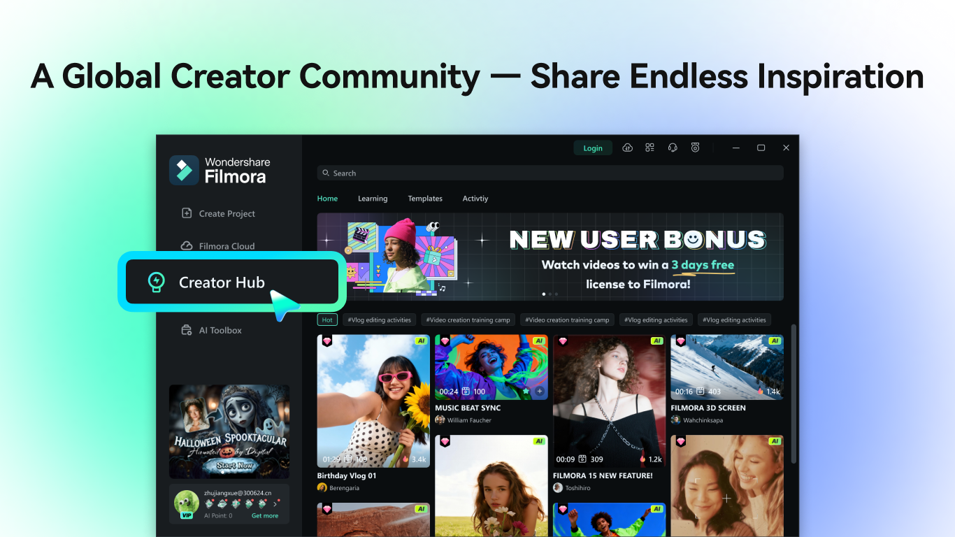 Wondershare Filmora - AI Video Editor
