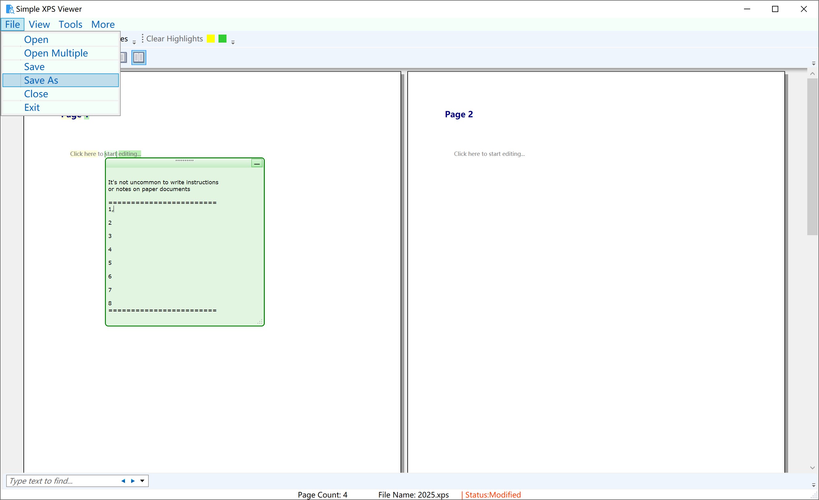 Simple XPS Viewer-XPS Read and Write