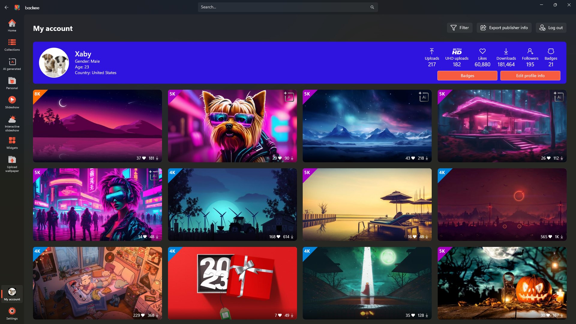 backiee - Wallpaper Studio 10