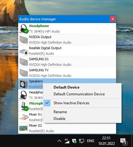 Volume² - advanced Windows volume control