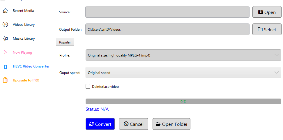 HEVC Player for Windows