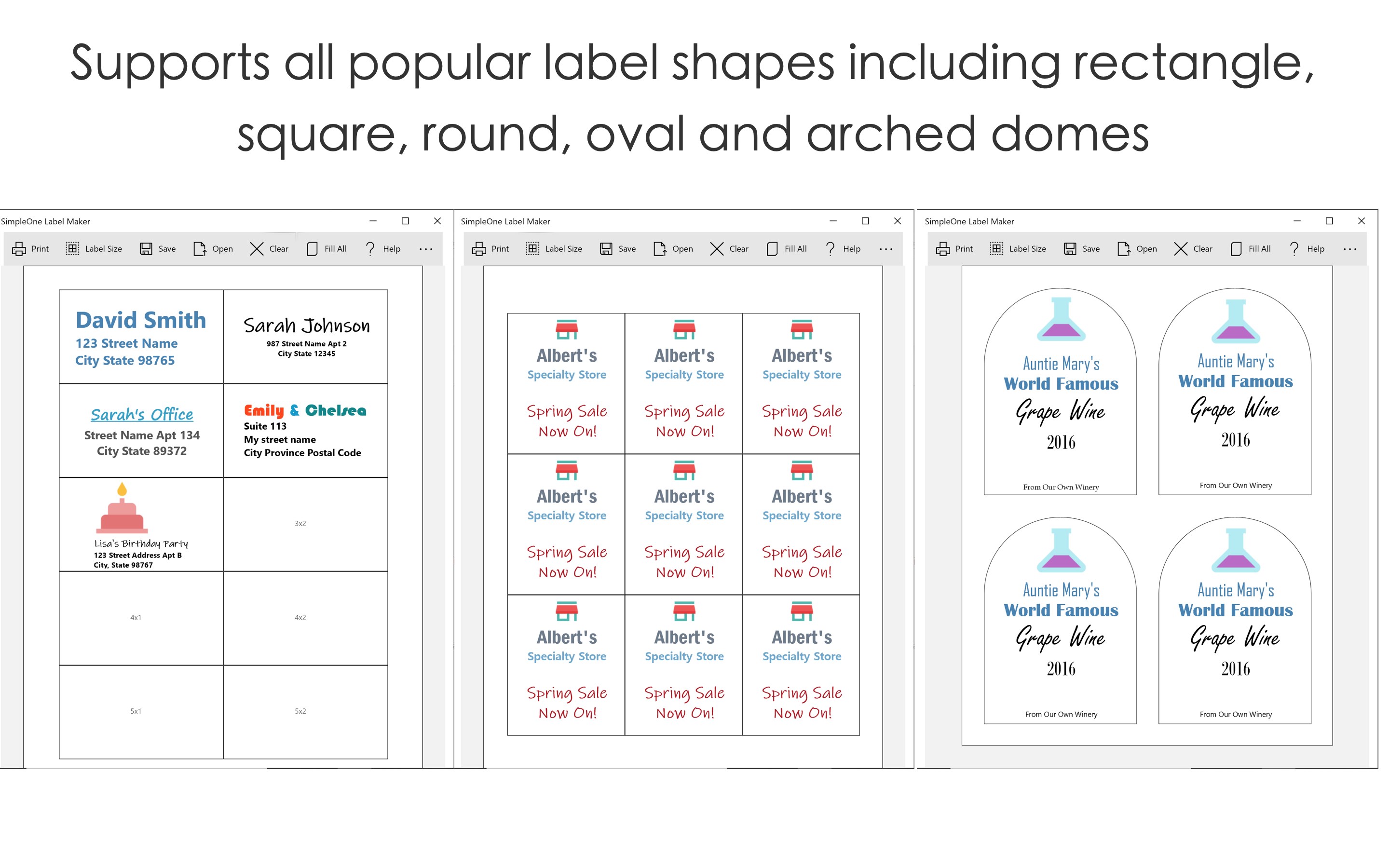 SimpleOne Label Maker