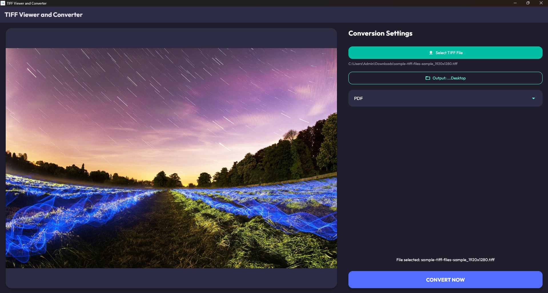 TIFF Viewer and Converter