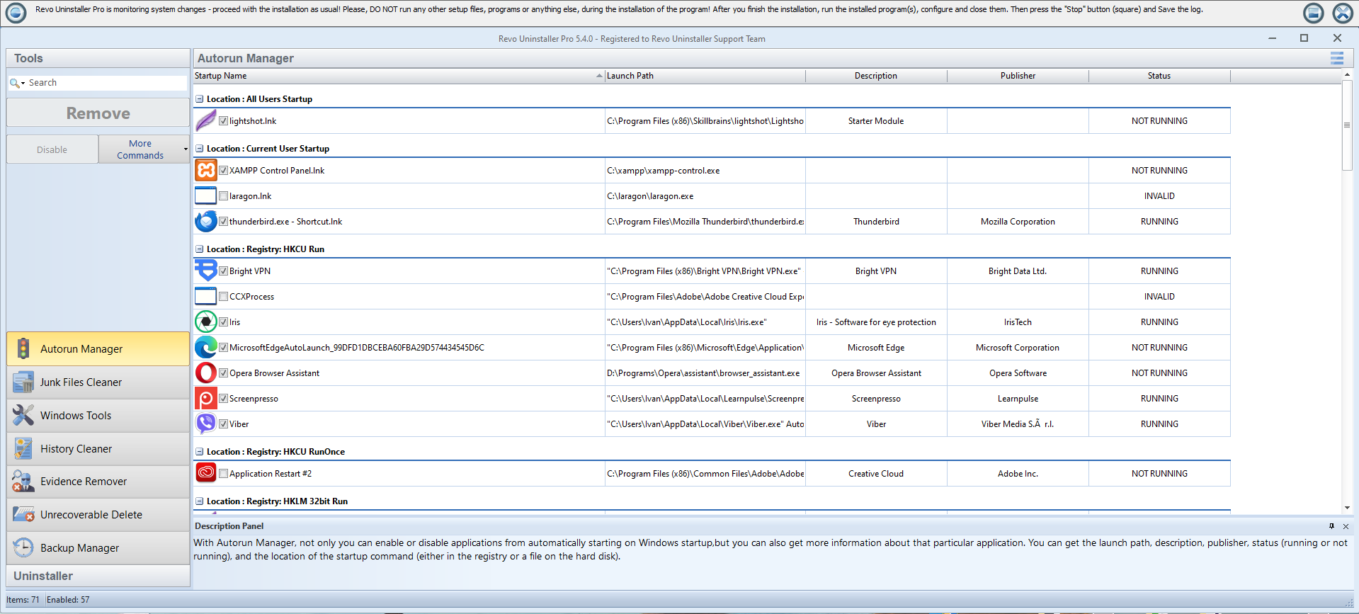Revo Uninstaller Pro