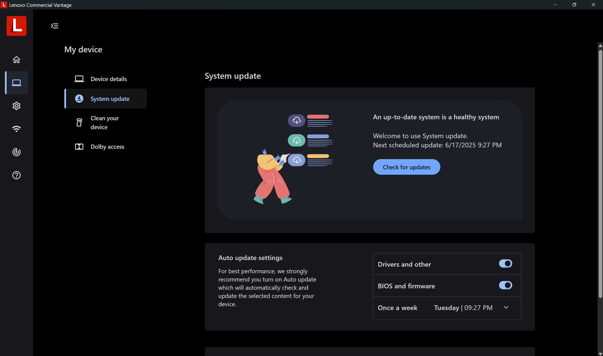 Lenovo Commercial Vantage