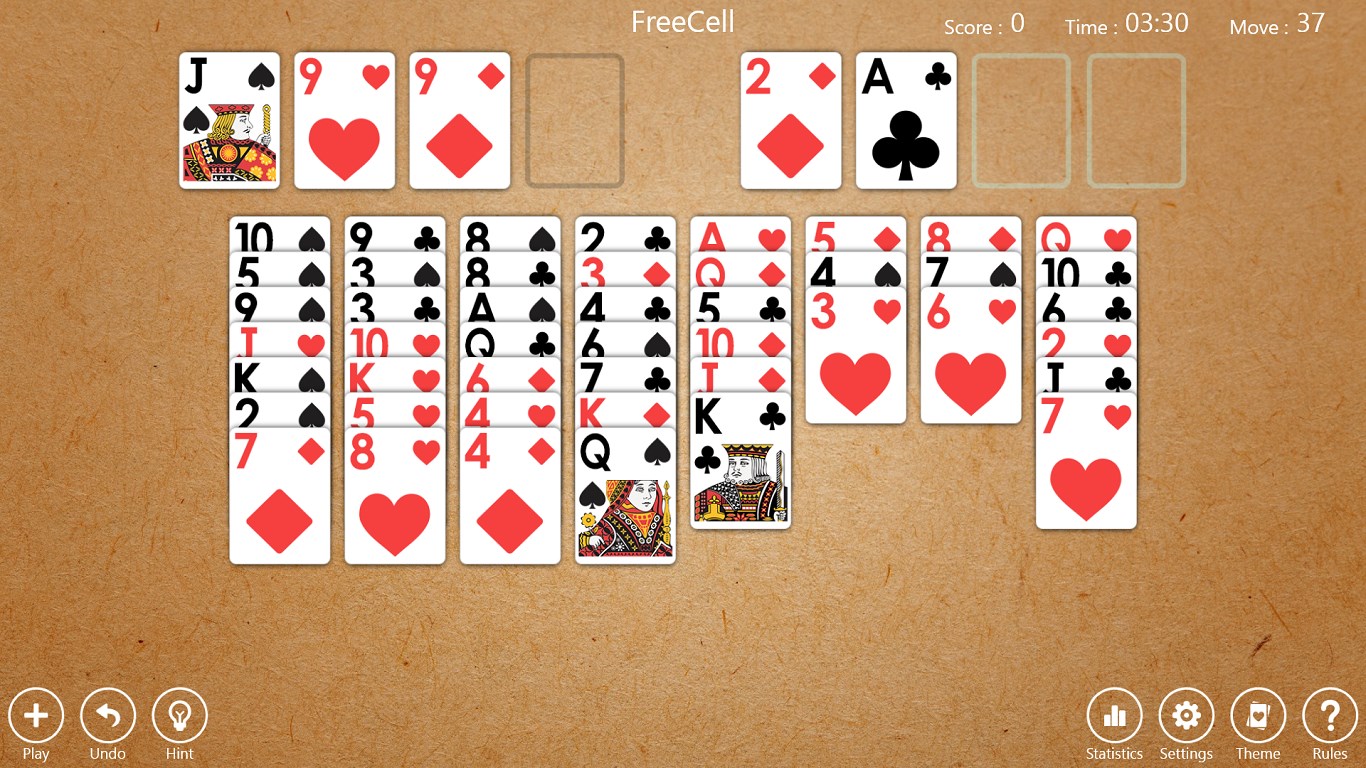 Aces FreeCell Solitaire