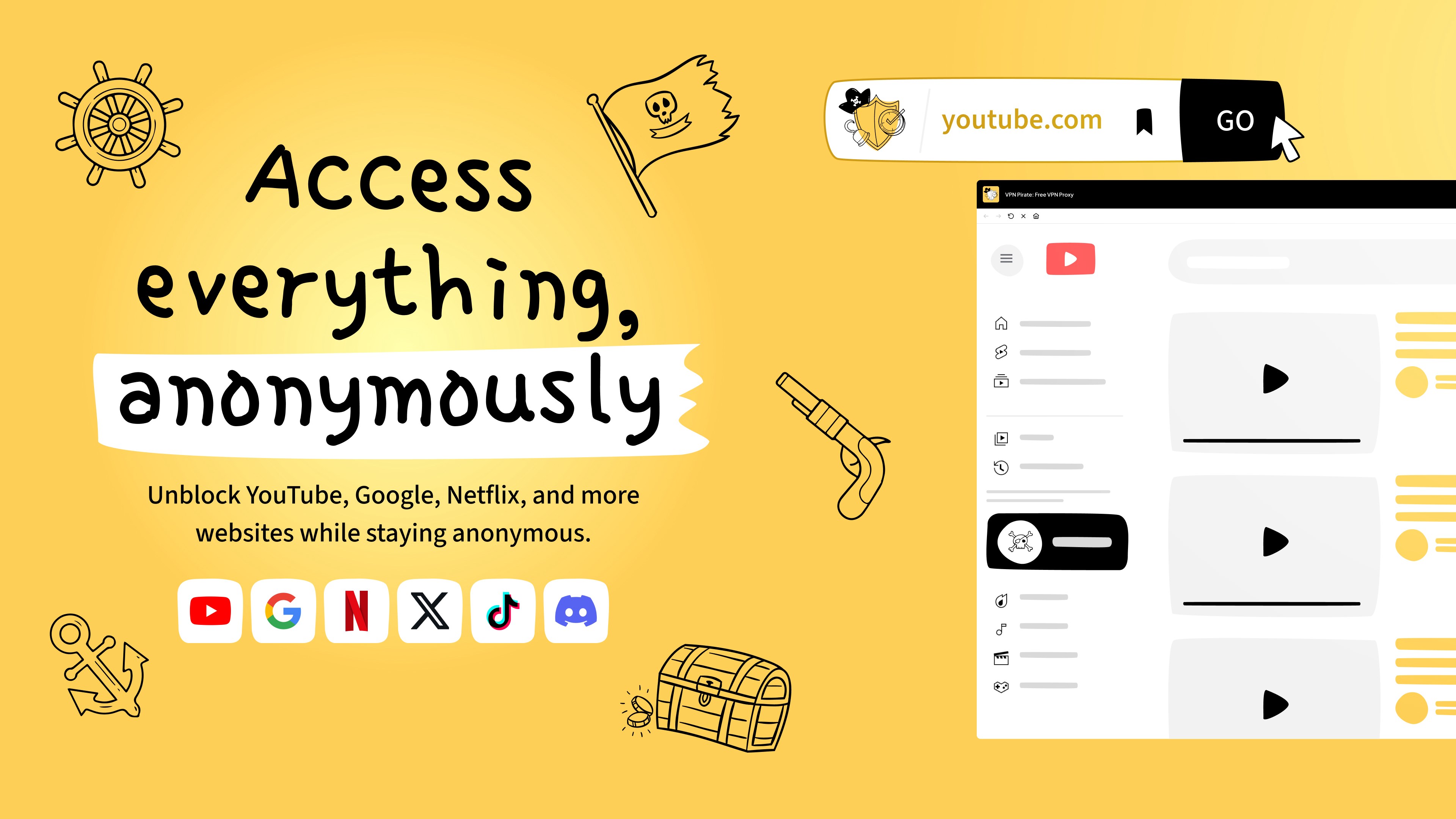VPN Pirate: Free VPN Proxy