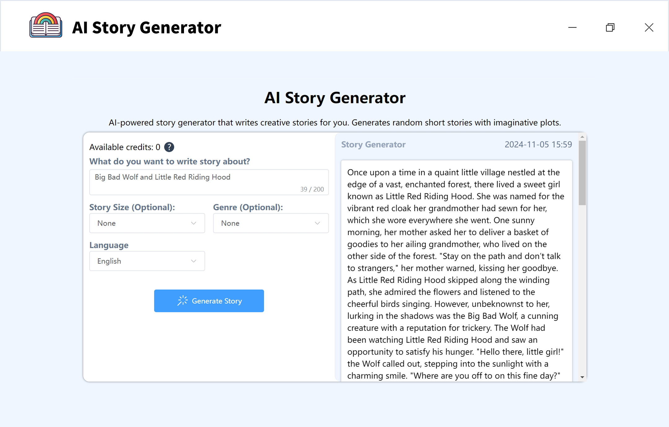AI Story Generator