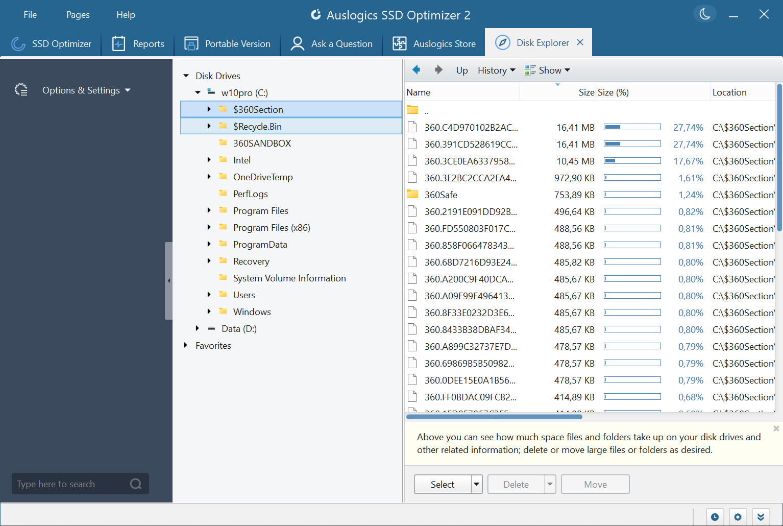 Auslogics SSD Optimizer