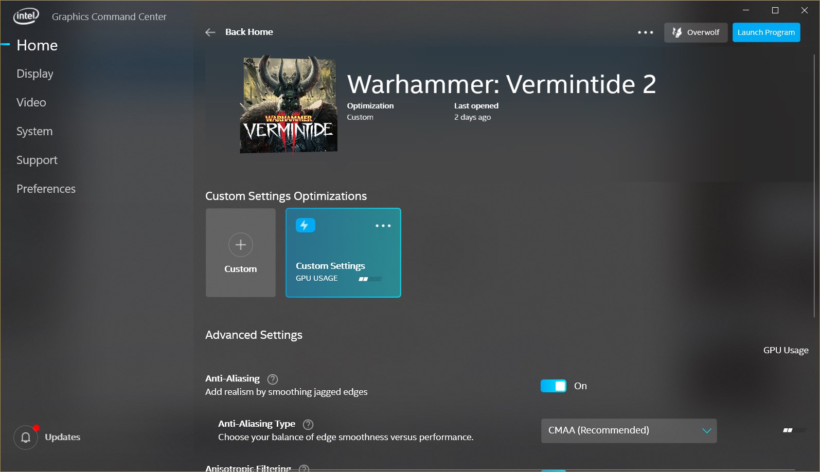 Intel® Graphics Command Center (Beta)