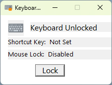 Keyboard Locker