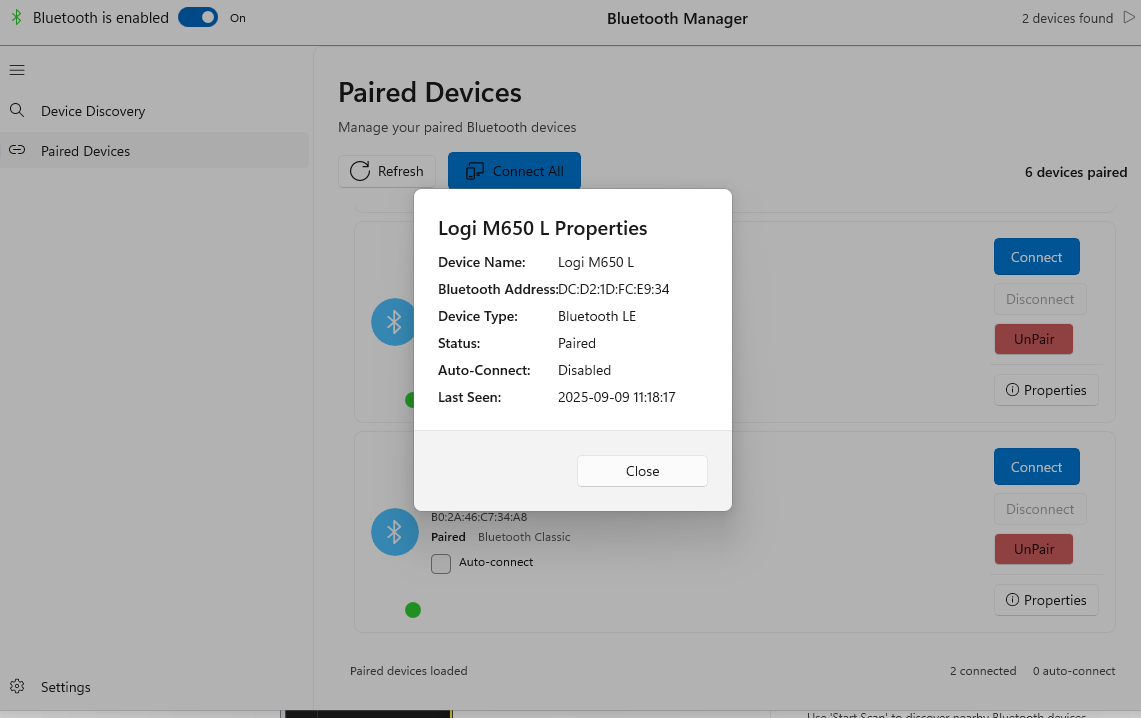 Bluetooth for Windows