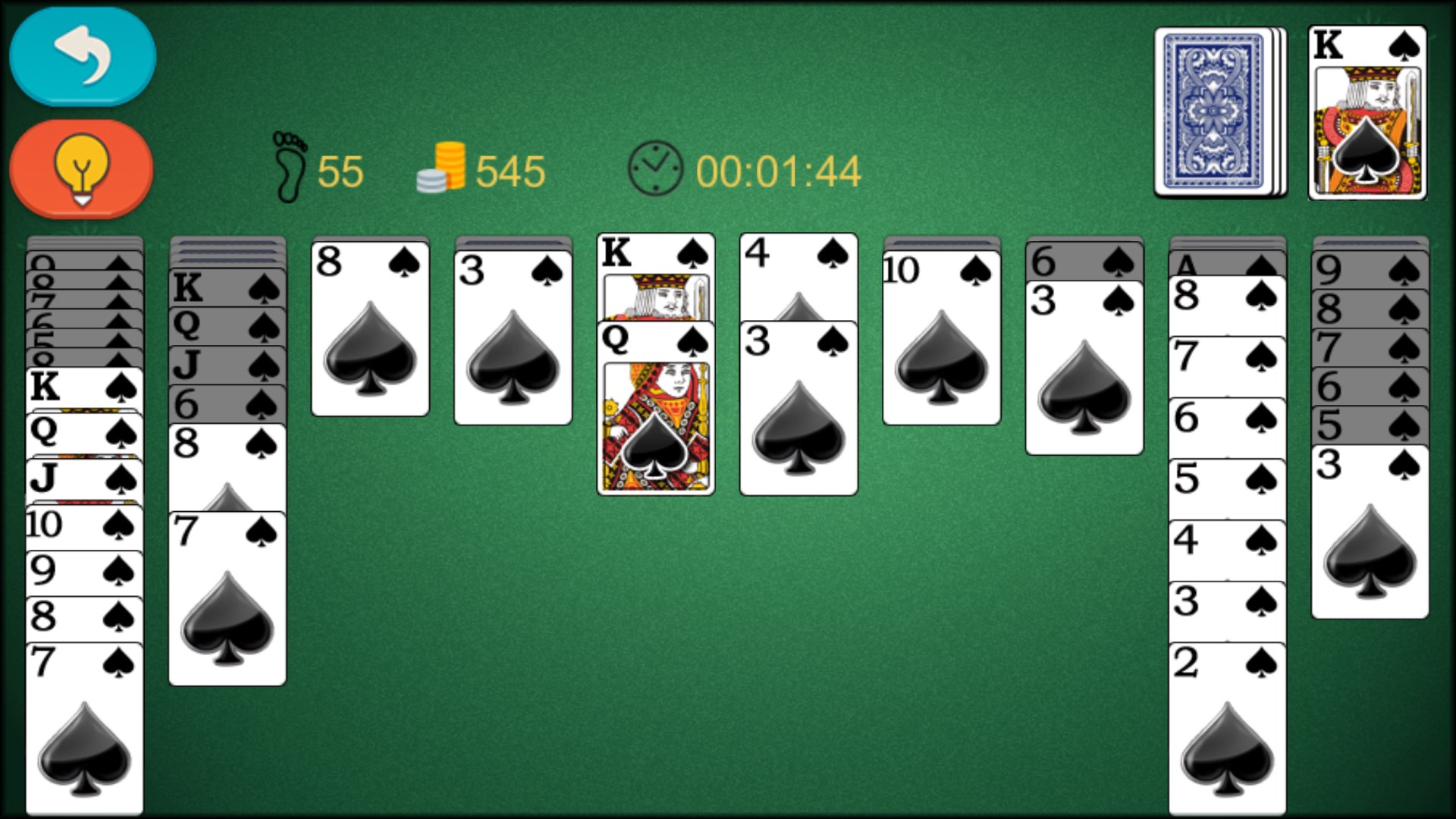Spider Solitaire Classic!