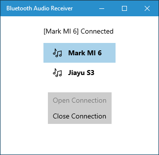 Bluetooth Audio Receiver