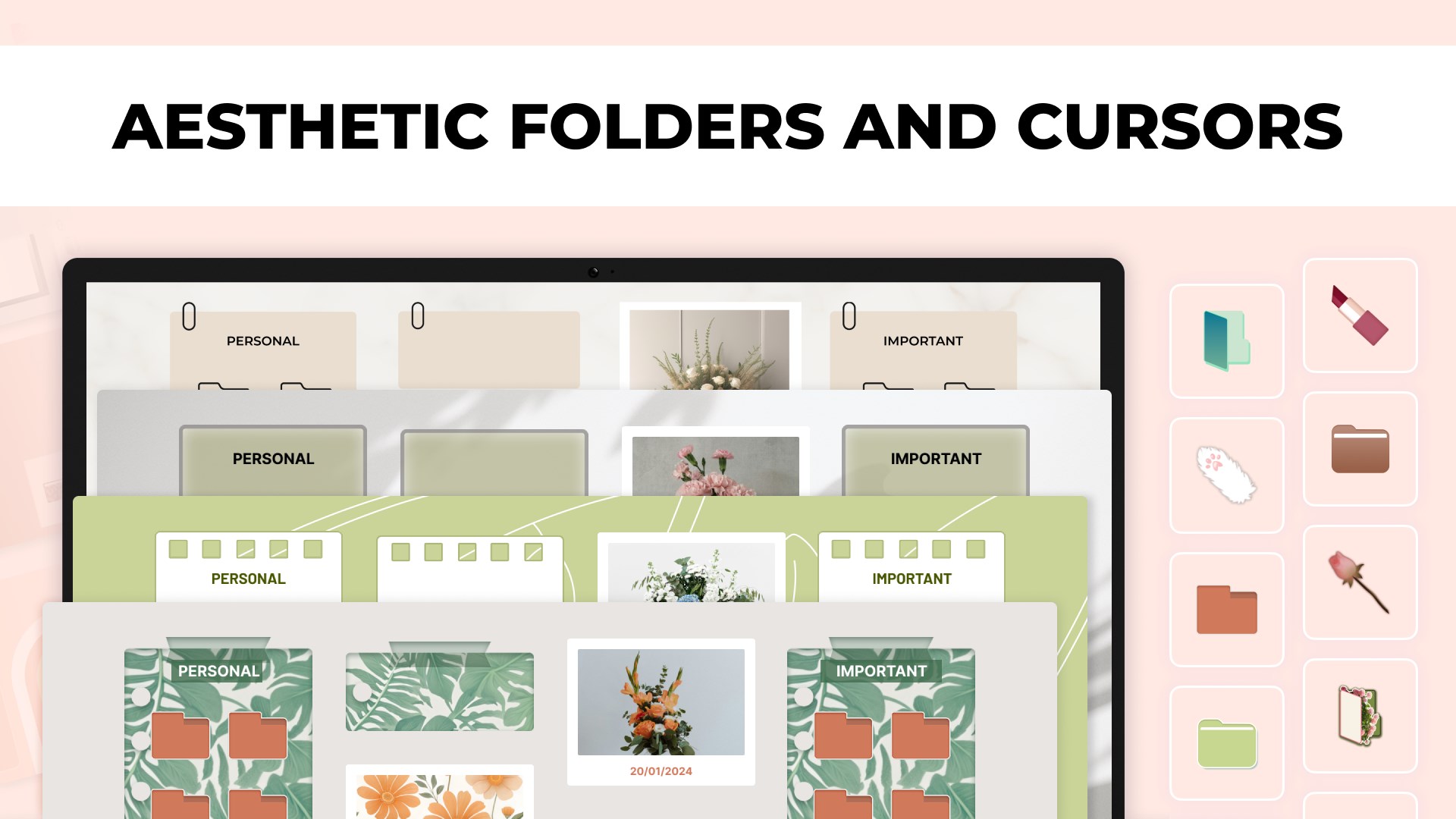 Custom Desktop Kit - Aesthetic themes & wallpapers