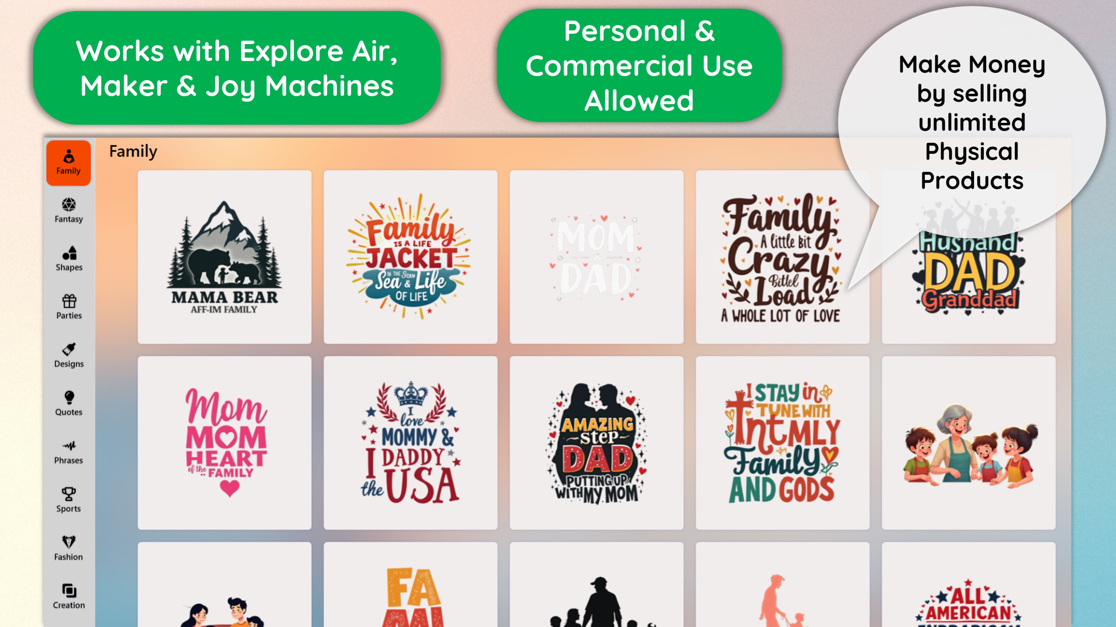 Design SVG Space Projects: Maker & Print, Cut