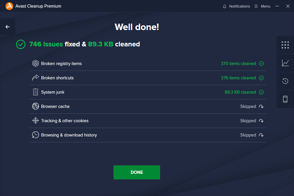 Avast Cleanup Premium