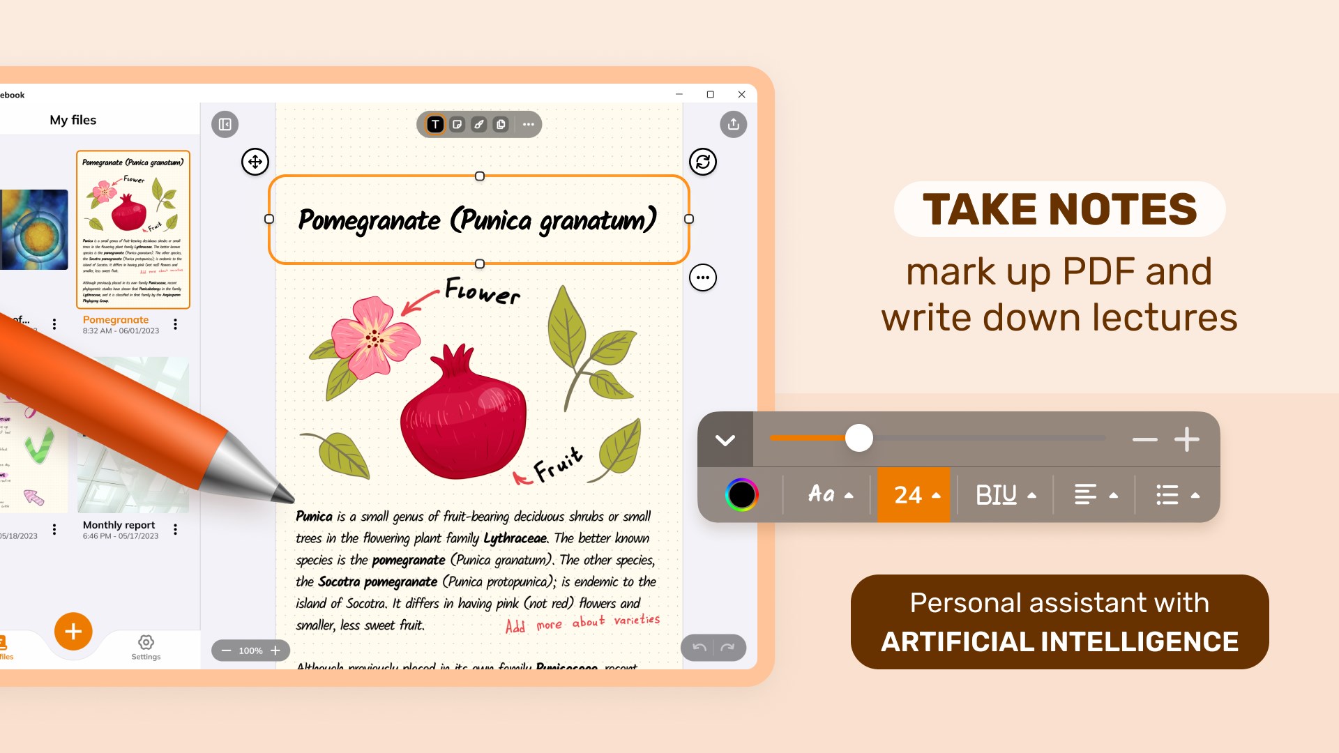 Digital Notebook — Smart Pencil Notes & PDF editor