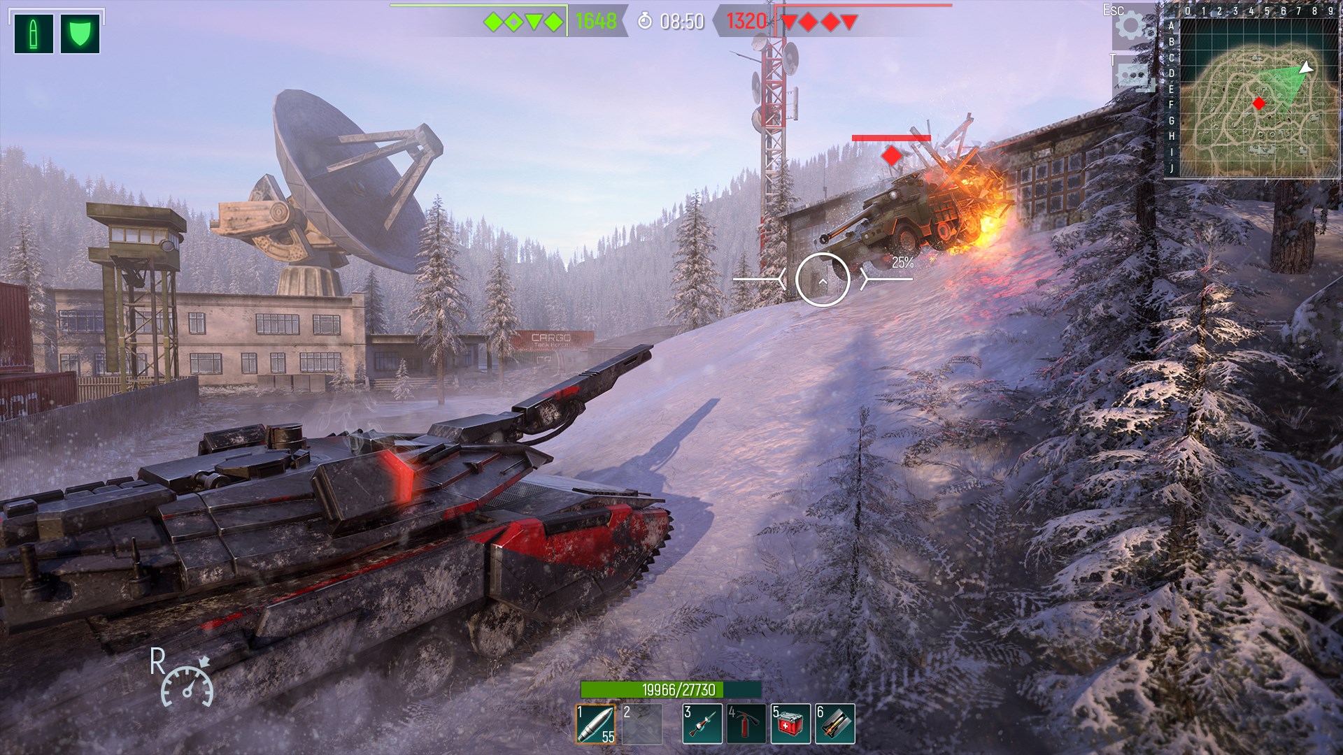 Tank Force: War game online, battle on modern tanks