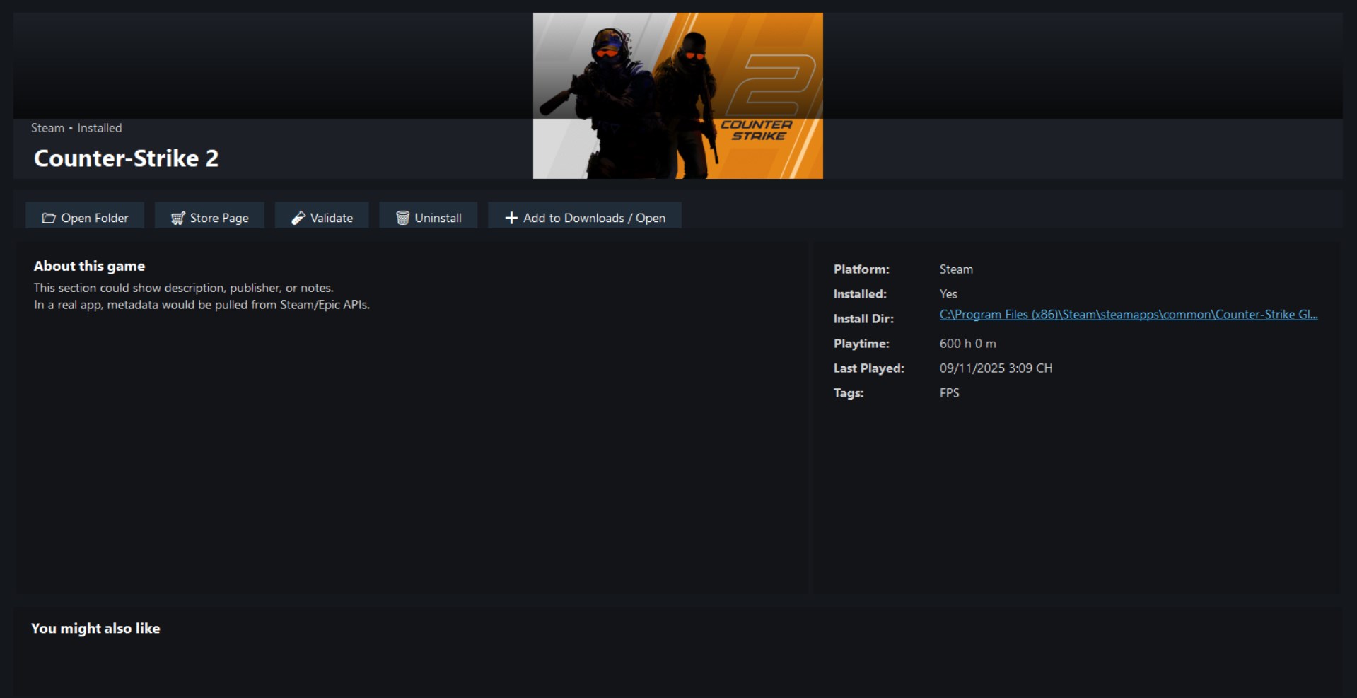 Stream Game Launcher Pro – Game Library & Download Manager