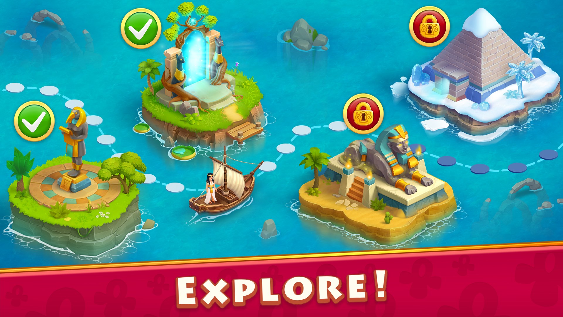 Cradle of Empires: Match 3 Puzzle Game & Jewels