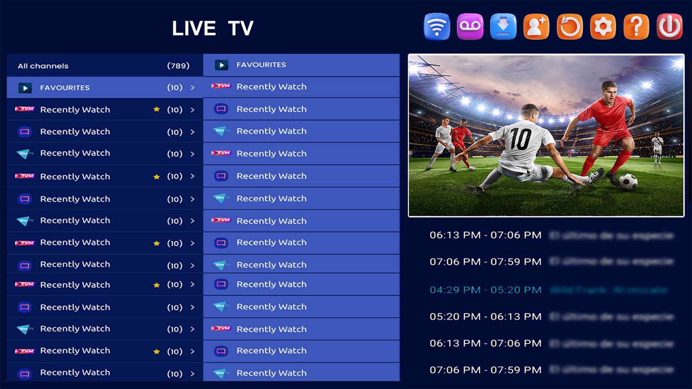 IPTV Smarter Pro: Live TV