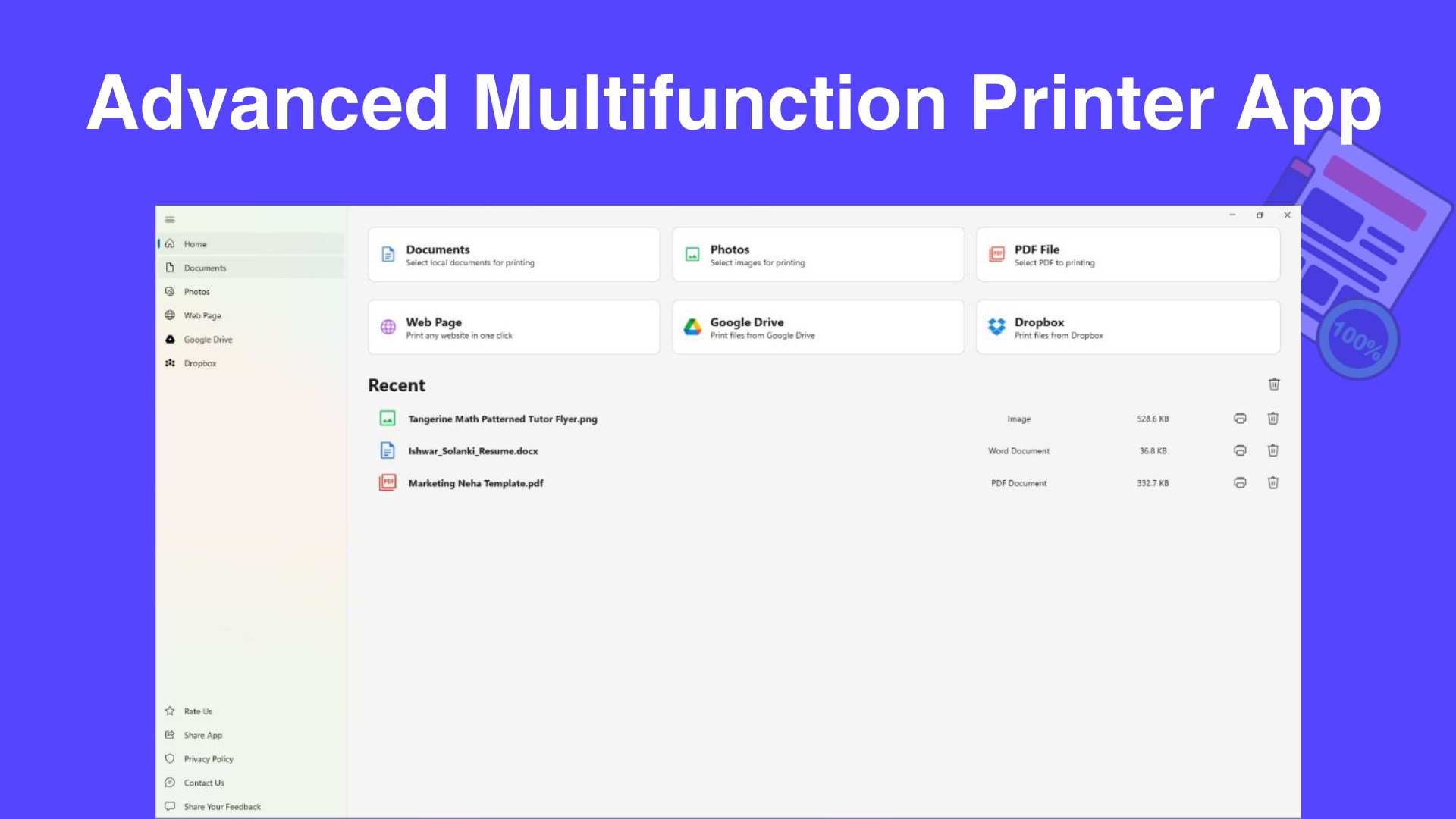 Smart Printer: Printer App