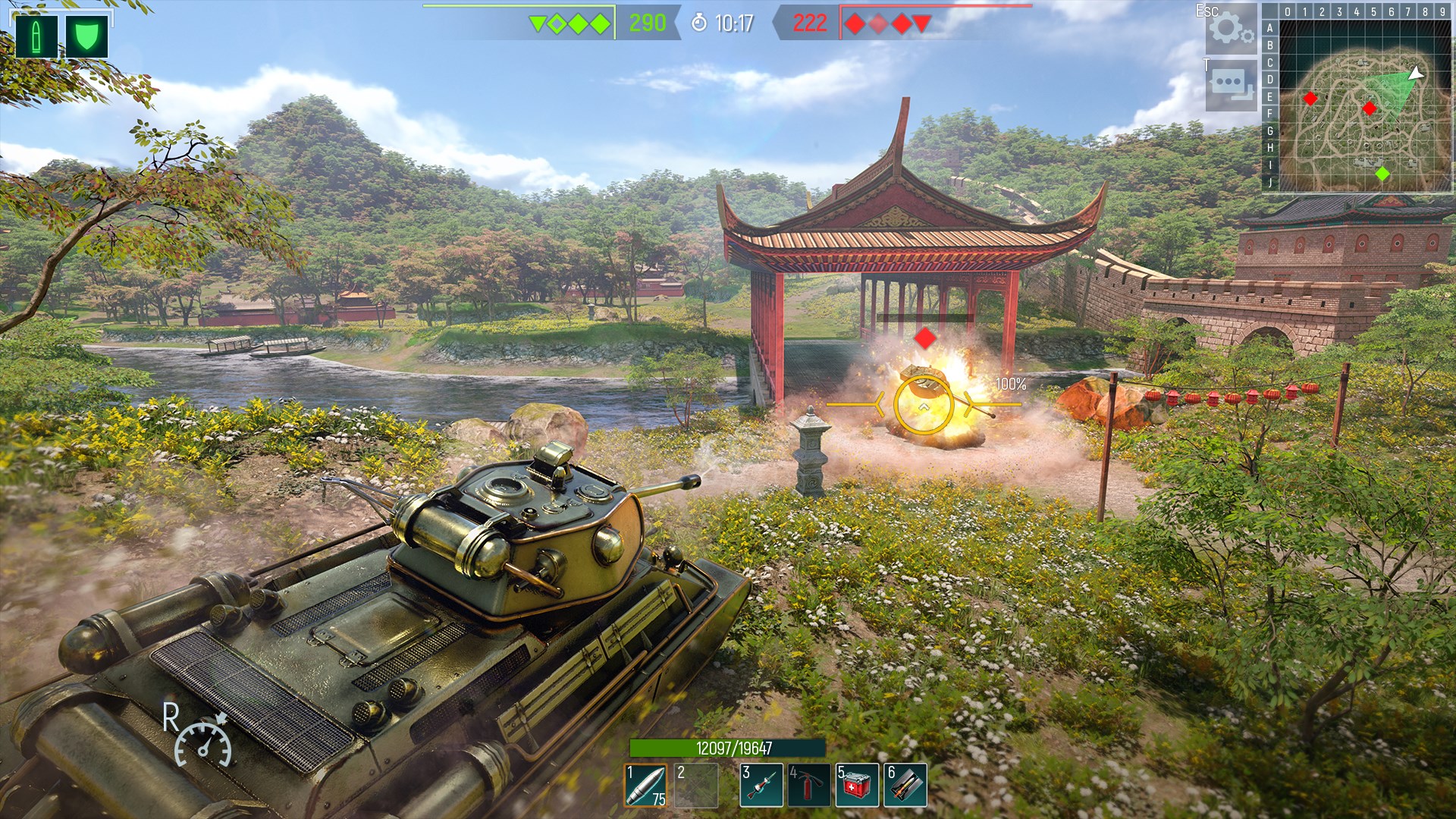 Tank Force: War game online, battle on modern tanks