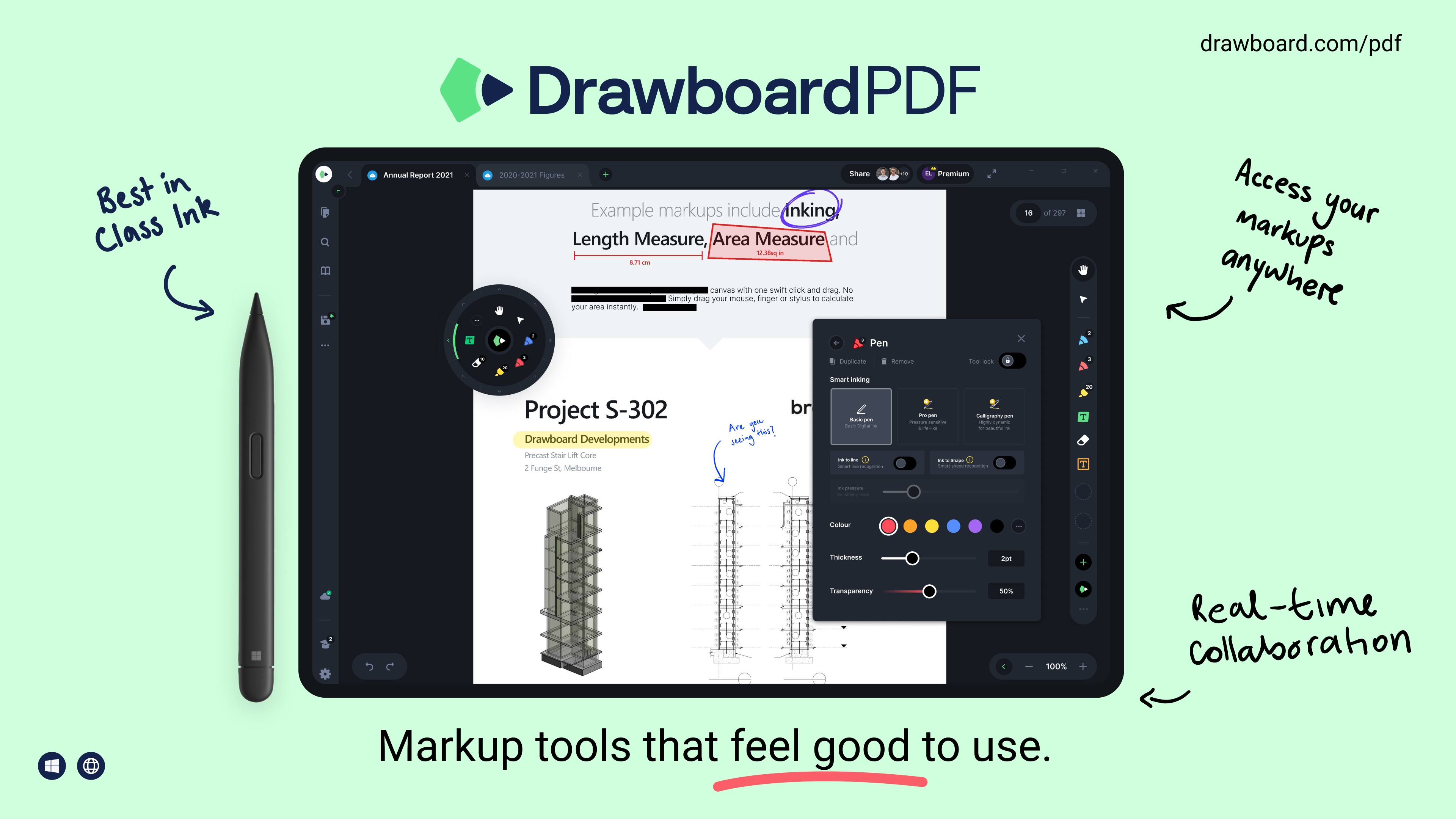 Drawboard PDF + Notes
