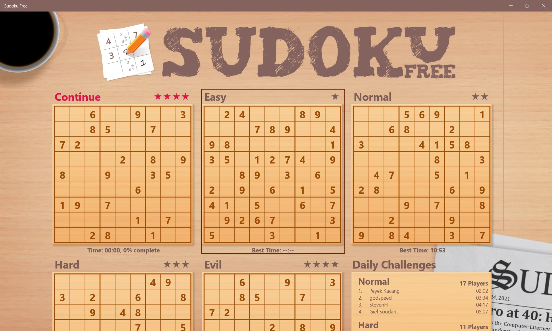 Sudoku Free
