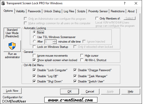 Transparent Screen Lock PRO