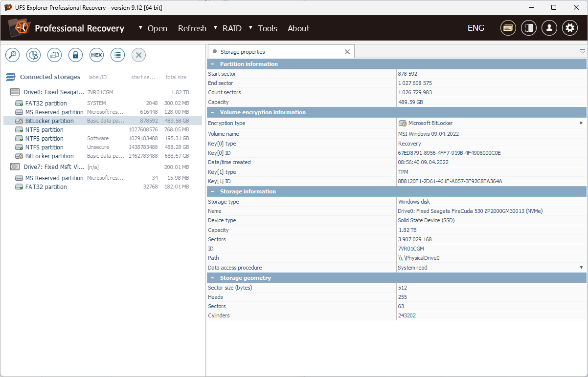 UFS Explorer Professional Recovery