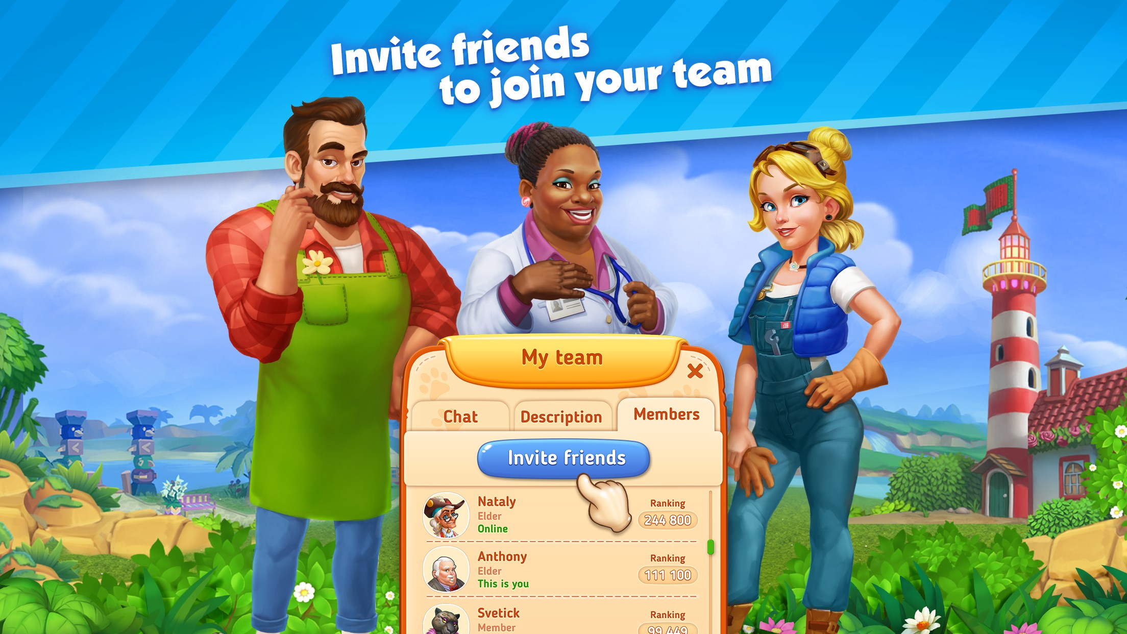 Park Town: Match 3 Game with a story