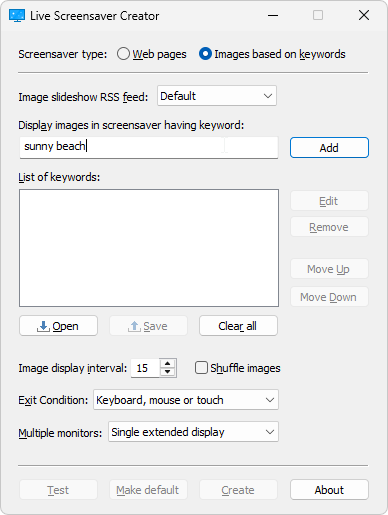 Ultra Screen Saver Maker